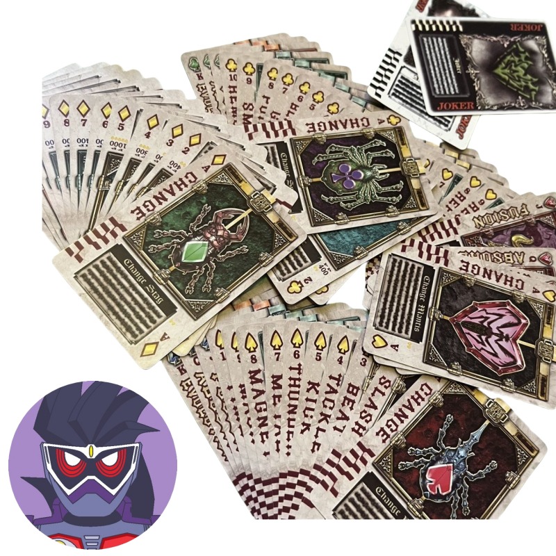Card Game Deck - 반다이 가면 라이더 애니메이션 캐릭터 창의적인