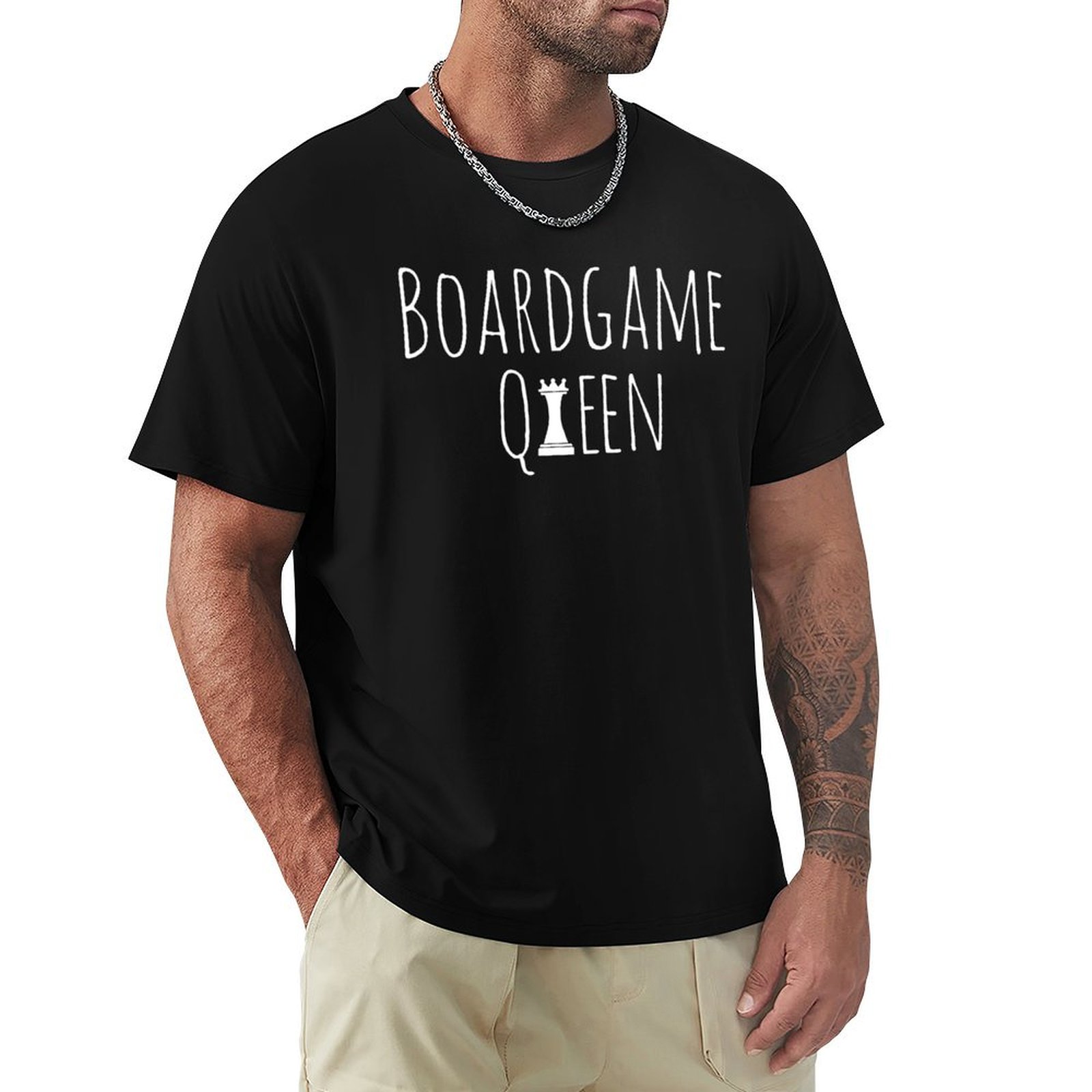 Board Game Queen - 보드게임 퀸 티셔츠 노동자 캐주얼 티셔츠