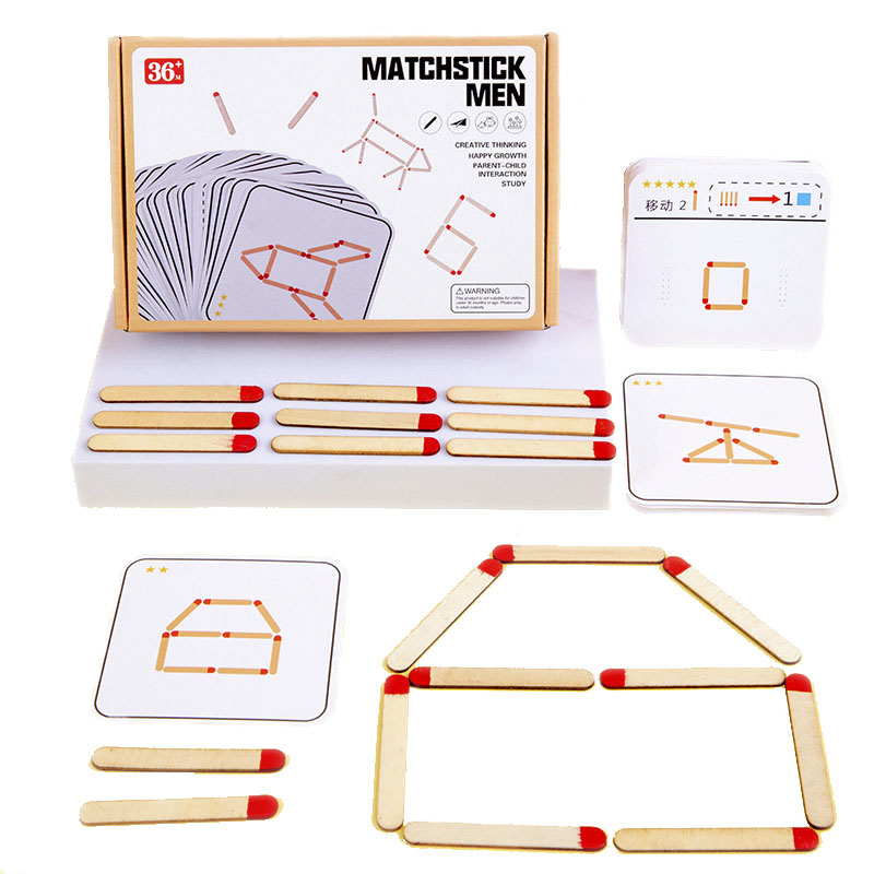Board Game China - 몬테소리 일치 퍼즐 게임 나무 장난감