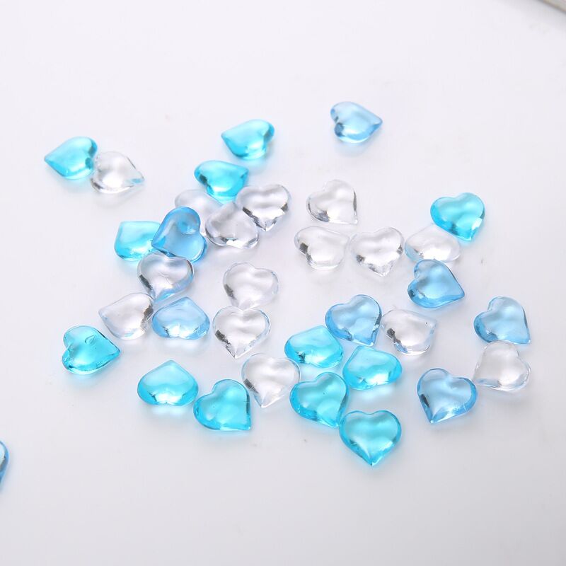 100PCS 10*4mm 하트 모양 아크릴 투명한 전당 - Board Game Quiz 리뷰 및 가격