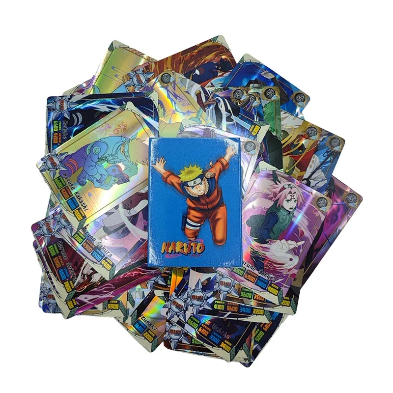 50pcs 나루토 영어 카드 화려한 카카시 우즈마키 나 - Board Game Naruto 리뷰 및 가격