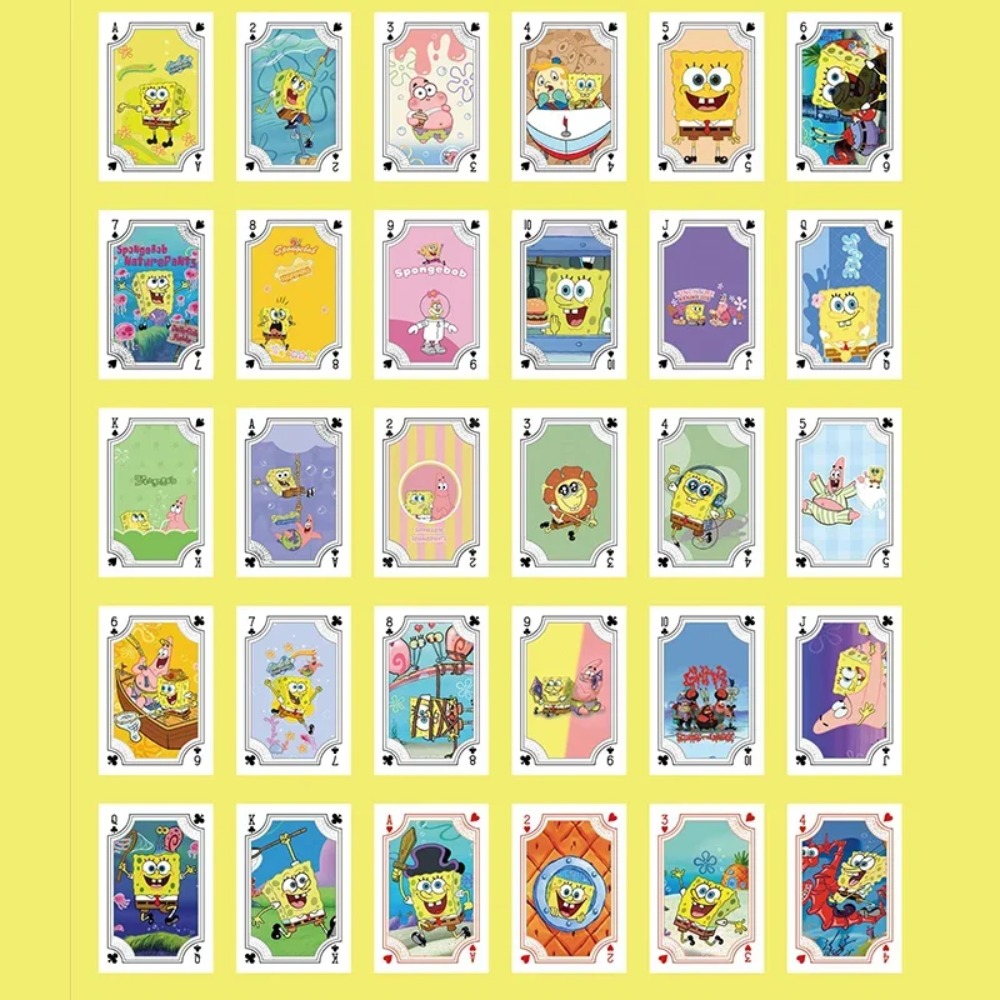 54장/박스 스폰지밥 애니메이션 포커 카드 패트릭 만화 - Card Game Deck 리뷰 및 가격
