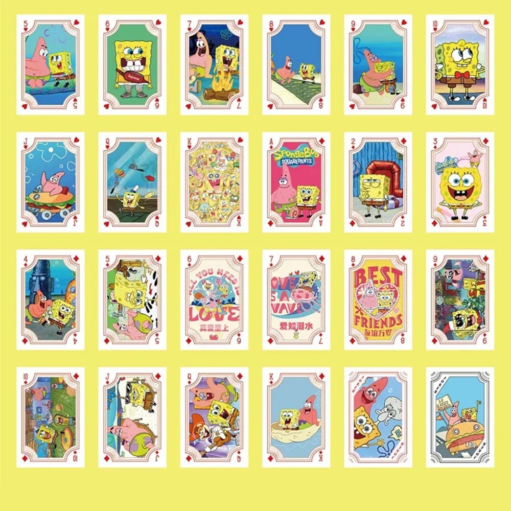 54장/박스 스폰지밥 애니메이션 포커 카드 패트릭 만화 - Card Game Deck 리뷰 및 가격