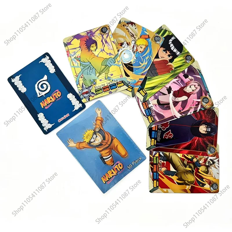 **50pcs 나루토 영어 카드 화려한 카카시 우즈마키 - Board Game Naruto 리뷰 및 가격