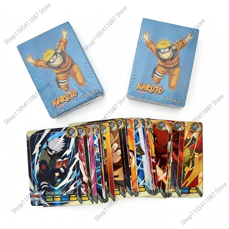 **50pcs 나루토 영어 카드 화려한 카카시 우즈마키 - Board Game Naruto 리뷰 및 가격
