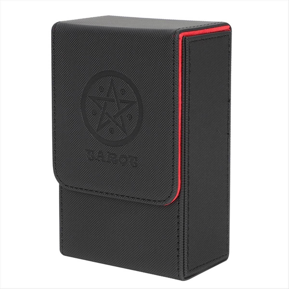 ABST 블랙 레드 패턴 타로 카드 보관함 PU 가죽  - Card Game Deck 리뷰 및 가격