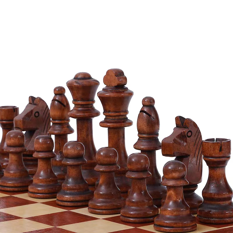 32 조각 나무 체스 킹 높이 110mm 게임 세트 체 - Board Game Queen 리뷰 및 가격