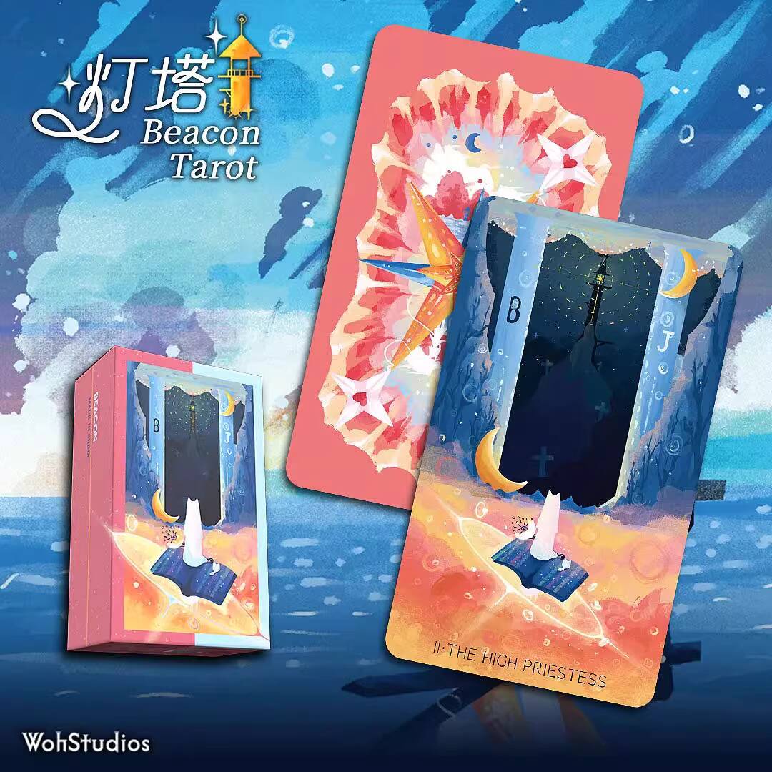 뉴 라이트하우스 타로 카드 미학적 치유 웨이트 보드 게 - Board Game Queen 리뷰 및 가격