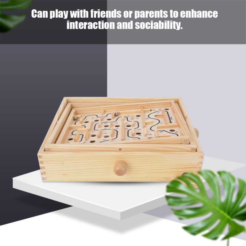 성인 어린이용 나무 교육용 미로 두뇌 훈련 보드 게임  - Board Game Education 리뷰 및 가격